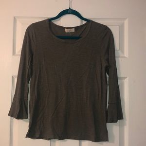 Anthropologie t.la Olive Green Top